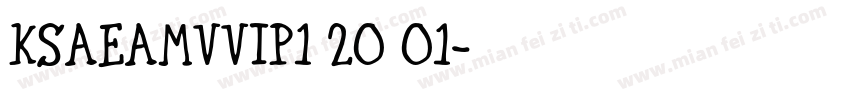 KSAEAMVVIP1 20 01字体转换